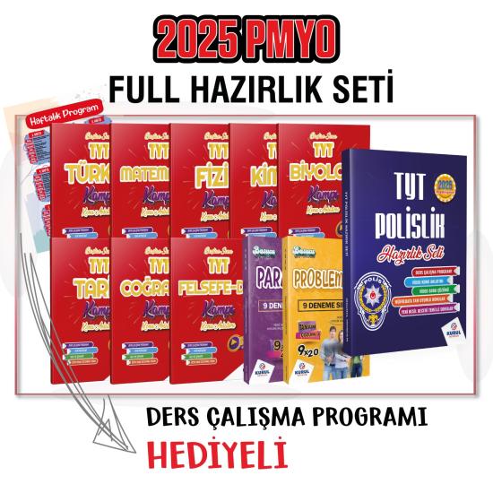 2025 TYT Polislik Hazırlık Seti Konu Anlatımlı