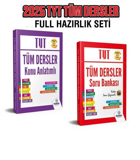 2025 Tyt Tüm Dersler Konu Anlatımlı Ve Soru Bankası Seti Bir 2 Kitap